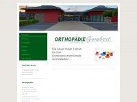 gombert-orthopädie.de Webseite Vorschau