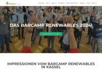 barcamp-renewables.de Webseite Vorschau