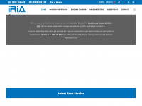 iria.com.au Webseite Vorschau