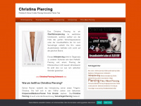 christinapiercing.net Webseite Vorschau