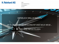 reinhard-ag.com Webseite Vorschau