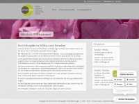 facharzt-für-orthopädie.de Webseite Vorschau