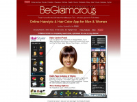 beglamorous.com Webseite Vorschau