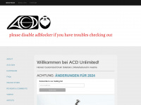 acd-unlimited.at Webseite Vorschau