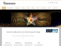sternensand-verlag.ch Webseite Vorschau