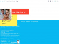 srebrenica-zene.org Webseite Vorschau
