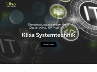 klixa-systemtechnik.ch Webseite Vorschau