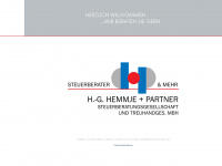 hemmje-partner.de Webseite Vorschau
