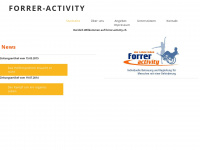 forrer-activity.ch Webseite Vorschau
