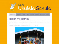 kleine-ukulele-schule.de Webseite Vorschau