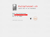 kultpfunzel.ch Webseite Vorschau