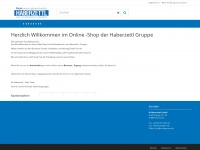 haberzettlshop.de Webseite Vorschau