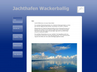 jachthafen-wackerballig.com Webseite Vorschau