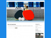 fsk-vollmarshausen-tischtennis.de Webseite Vorschau