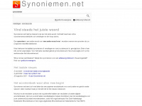 synoniemen.net Webseite Vorschau