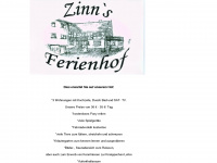 zinn-ferienhof.de Webseite Vorschau
