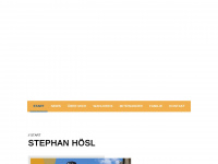 stephan-hoesl.com Webseite Vorschau