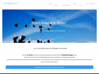 studienplatzklage-brehm.de Webseite Vorschau
