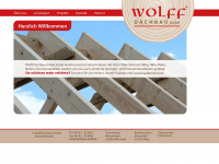 dachbau-wolff.de Webseite Vorschau