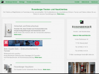 rosenberger-fenster.de Webseite Vorschau