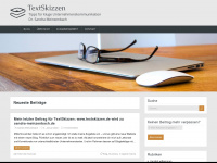 textskizzen.de Webseite Vorschau