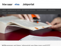 htwsaar-jobportal.de Webseite Vorschau
