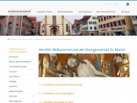 dom-st-martin-rottenburg.de Webseite Vorschau
