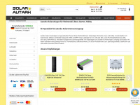 solar-autark.com Webseite Vorschau