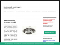 bootsverleih-am-wildpark.com Webseite Vorschau