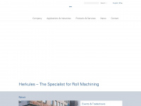 herkules-machinetools.com Webseite Vorschau