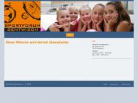 sportforum-bentwisch.de Webseite Vorschau