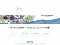 goodsport.de Webseite Vorschau