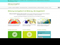 bildung-evangelisch.com Webseite Vorschau