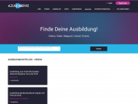azubimovie.de Webseite Vorschau