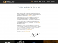 goldschmiedestpeterzell.ch Webseite Vorschau