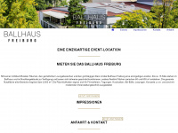 ballhaus-freiburg.de Webseite Vorschau