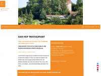 hof-restaurant.de Webseite Vorschau