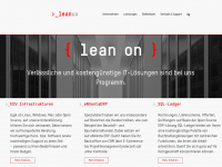 leanux.ch Webseite Vorschau