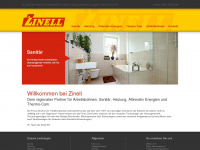 zinell.at Webseite Vorschau