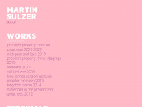 martinsulzer.com Webseite Vorschau