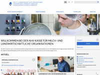ahvpkmilch.ch Webseite Vorschau