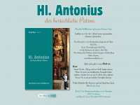 antonius-geschichten.de Webseite Vorschau