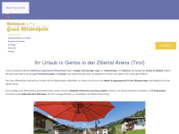 wiesenheim-gerlos.at Webseite Vorschau