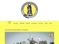 kavallerieverband.de Webseite Vorschau