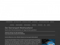 sternenpark-westhavelland.de Webseite Vorschau