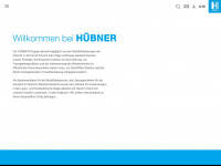 hubner-group.com Webseite Vorschau
