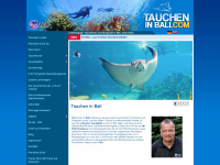 tauchen-in-bali.com Webseite Vorschau
