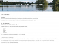 fischzucht-donhauser.de Webseite Vorschau