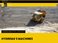 hydrema.us Webseite Vorschau