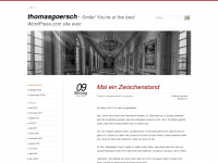 thomasgoersch.wordpress.com Webseite Vorschau